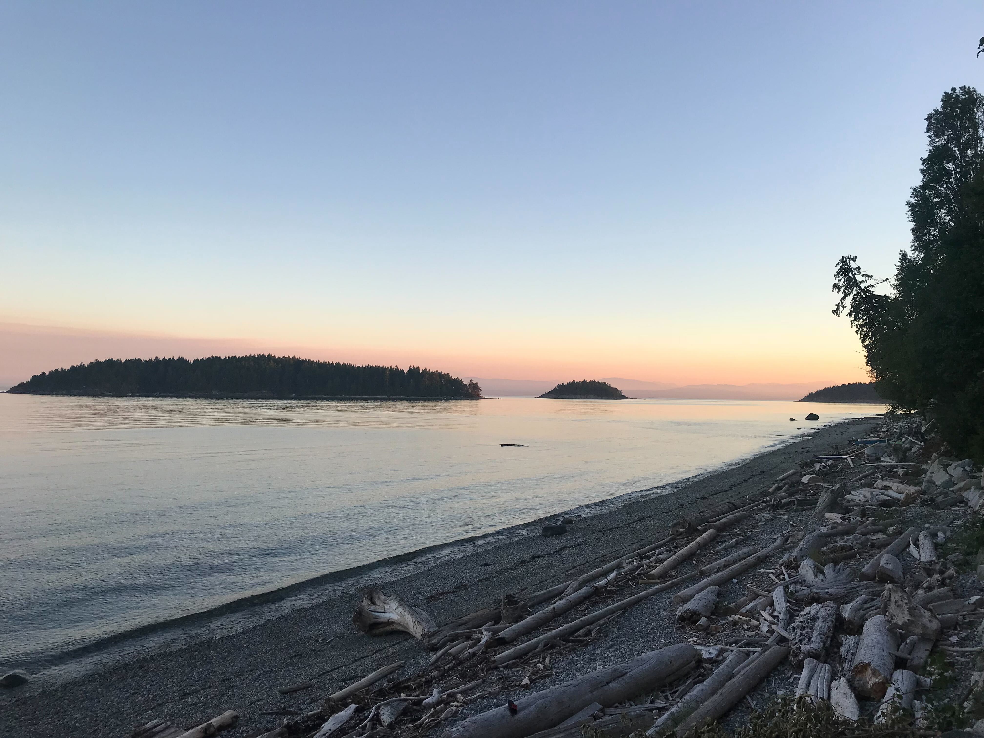 westcoast beach sunset